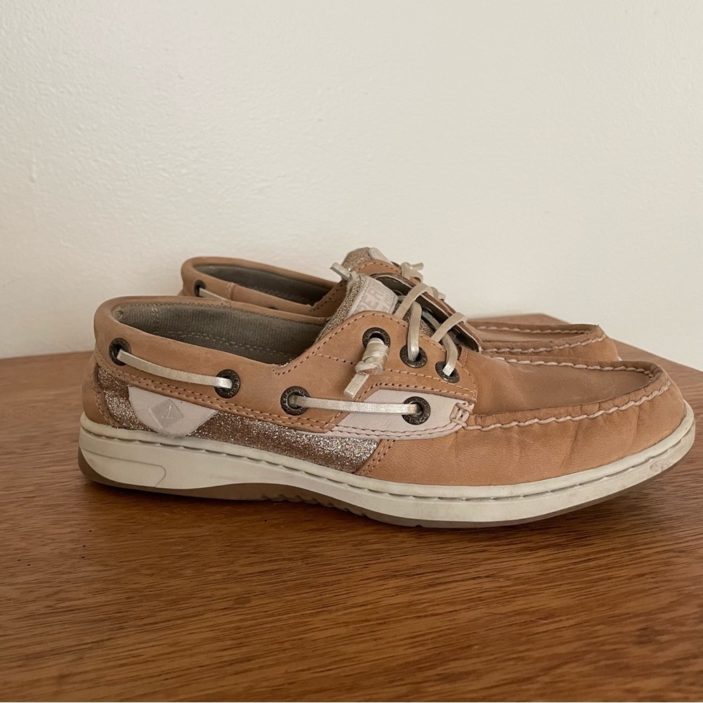 Sperry Women's Tan Moccasins - Picture 7 of 8